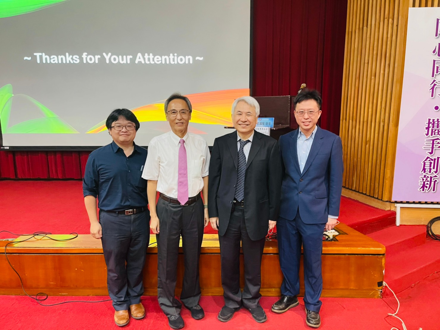 *楊淵博醫師 *王國陽理事 *吳造中理事長 *李孟醫師